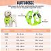 Buy Slowton Dog Harness - No Pull Safety Harness for Small & Medium Dogs | Soft Padded & Breathable - Lime Color - Buy Online on GoSupps.com