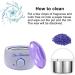 Portable Electric Wax Warmer for Total Body Hair Removal - Facial, Bikini, Armpit - Home Spa Kit for Women, Men - Melting Pot Heater Accessories - Buy Online on GoSupps.com