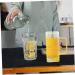 Ciieeo Water Cup Water Glasses Glass Cups Cutting Board Template Clear Cups Milk Container Portable Straw Yellow 13X6X6CM - Buy Online on GoSupps.com