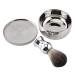 Premium Alloy Shaving Brush Bowl Set - Silver Handle Synthetic Hair Brush Kit for Men - Perfect Shaving Experience - Buy Online on GoSupps.com