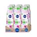 Nivea Naturally Good Essence de Rose and Arricchie Shower Gel with Organic Oil Biodegradable Formula 6 Pieces of 300 ml