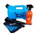 Mud Daddy - Starter Bundle 8L Blue Portable Pet Washing Device 500 ml Prewash Anti Bacterial Spray and Blue Micro Fibre Towel Pet Grooming Perfect for Dogs Horses and Small Animals