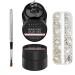 Makartt Nail Rhinestone Glue Gel Kit 2Pcs 8g Super Adhesive Nail Gel with Nail Brush And Nail Crystal Rhinestone Nail Glue Gel Kit for Rhinestones Crystal Stones Jewels (Nail Glue Gel Kit) 4pcs