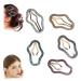 5/10pcs Rhinestone Bling Snap Hair Clip Barrettes Star Barrettes Bling Snap Hair Clips (5pcs-03)