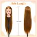 Neverland Beauty 30 Training Head - 100% Synthetic Hair for Hairdressers + DIY Accessories Set - Ideal for Hair Styling & Practice - Buy Online on GoSupps.com