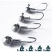 Elbfang Jig Head Set 3/0 | 12g 14g 18g 21g | 20 Jig Hooks | Perfect for Pike & Perch | Premium Rubber Bait Fishing Accessories - Buy Online on GoSupps.com