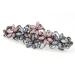 Elegant Flower Crystal Hair Clips Set | 3 Pieces for Women & Girls | Glittering Fashion Accessories in Pink Dark Blue & Gray - Buy Online on GoSupps.com
