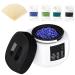 Hard Wax Warmer, Home Digital Waxing Kit for Women Men Coarse Hair Removal - with Premium Hard Wax Beans and Wax Applicator Sticks White