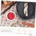 FOMIYES 1pc Dispensing Plate Tool Powder Blush Pressed Seal Letters Eyeshadow Pressing Tool Romantic Tablet 1 count (Pack of 1) Golden - Buy Online on GoSupps.com