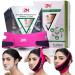 V Line Facial tightening mask 7 pieces of slimming-slender cheek mask double chin reducer chin lift-up mask with bandag belt helps you to tighten the facial skin