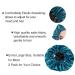 2PCS Extra Large Double Layer Satin Sleep Bonnet Cap - Dark Blue Green/Black - Buy Online on GoSupps.com
