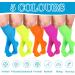 10 Pairs Plus Size Neon Over The Calf Socks | Extra Wide Knee High Socks for Diabetic & Lymphedema | Unisex Athletic Socks in 5 Colors - Buy Online on GoSupps.com