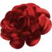 Large Flower Hair Clip 7.87" Satin Rose Flower Hairpin Barrettes for Women Girls Elegant Hair Accessories for Party Stage Show Performance Photography (Red) - Buy Online on GoSupps.com