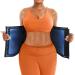 TrainingGirl Women Waist Trainer Trimmer Corset - Weight Loss Tummy Wrap Belt for Workout - Sweat Belly Band Girdle Sauna Suit - Black Medium - Buy Online on GoSupps.com