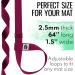 TECEUM Yoga Mat Strap - Adjustable Holder Sling for All Mats | Deep Raspberry Color | 64 IN - Buy Online on GoSupps.com