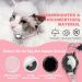 Airtag Cat Neck Band - Waterproof & Reflective Collar for Kittens | Safe Rubber Clasp | Pink S (23-33cm) - Buy Online on GoSupps.com