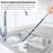 Long-handled Cleaning Brush - 4 Sink Hair Cleaning Brush Extra-long Drain Brush | Hangable Bendable 17.7 Inches Pipe Cleaner Brush For Toilet Clogged Drains (White) - Buy Online on GoSupps.com