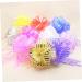 FRCOLOR 10pcs Golden Wedding Pull Flower Bows - Large Hand-Painted Gauze Decor for Weddings & Christmas - Perfect Gift Garland Decoration 74x5cm - Buy Online on GoSupps.com
