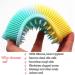 Cinlitek Dual Sided Silicone Body Scrubber - 2 Pack for Exfoliating Shower & Scalp Massage | Bath & Shampoo Brush | Soft Body Exfoliator Silicone Loofah Shower Scrubber - Purple & Yellow - Buy Online on GoSupps.com
