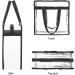 Clear Stadium Security Approved Tote Bag - Black | Ideal for Work, Beach, Makeup & Cosmetics - Buy Online on GoSupps.com