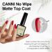 CANNI Gel Matt Top Coat Nail Polish - Long Wear 9ML Soak Off for Gel Nails Ideal for Home & Salon Use - Buy Online on GoSupps.com