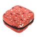 Guantierendiy Sanitary Napkin Storage Bag Halloween Pattern Menstrual Cup Pouch Nursing Pad Holder Tampon Bags Feminine Product Pouches Portable Period Kit Bag Color 10