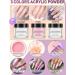Yokilly Acrylic Nail Kit - Beginner-Friendly Nail Extension Set with Acrylic Powder, False Nails, Glitter, Brushes - Colorful 1 - Buy Online on GoSupps.com