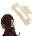 Hair Claw Clips for Women Girls Rectangle Hair Clips Claw Clip Hair Clip Non-slip Hair Clips for Thick Hair Clip for Girls Hair Accessories (White)