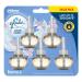 Glade PlugIns Air Freshener Refill Scented and Essential Oils for Bathroom and Home Fragrance Clean Linen 5 Count