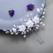 Unicra Bridal Silver Headpiece & Pearls Hair Pins - Elegant Wedding Hair Clips for Brides & Bridesmaids - Buy Online on GoSupps.com