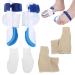 Bunion Splints Big Toe Straightener Separator Set for Foot Care 6pcs Hallux Valgus Corrector Bunion Protector Cushions for Relieve Orthopedic Foot Pain