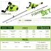 Sougayilang ZJJ Baitcaster Rod & Reel Set - IM7 Graphite 7.2:1 Magnetic Brake Stainless Steel Guides - Perfect for Saltwater Fishing - 1.8m Yellow Casting Combo - Buy Online on GoSupps.com