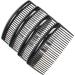 4 Pack of Large 9cm Plain French Side Hair Combs Slides Grips Clips Hair Accessories for Women Girls by Glitz4Girlz (Black) - Buy Online on GoSupps.com