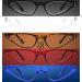 5 Pk Small Cateye Blue Light Blocking Reading Glasses for Women - Anti Glare Lightweight Readers with Spring Hinge - 1.25x Magnification - Buy Online on GoSupps.com