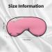 Silky Pink Sand Beach Sleep Masks - Soft Satin Eye Cover for Travel | Unisex Blindfold for a Restful Nap - Buy Online on GoSupps.com