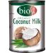 Bioasia organic coconut milk fat content 18 % ideal for cooking baking for desserts and cocktails vegan gluten -free and lactose -free (3 x 400 ml)