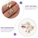 KALLORY 40 Pieces Butterfly Nail Charms Metal Crystal Nail Art Studs Butterflies Nails Decoration for DIY - Buy Online on GoSupps.com