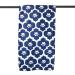 Bone Dry Moroccan Paw Print Pet Blanket 50 x 60" Blue