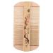 SOIMISS Peigne Antipelliculaire en Bambou Double Face Dents Ultra-fines Peigne D m lant Naturel pour Toilettage Animaux Poils pais Usage Chiens et Chats Outil Solide pour Soin Quotidien