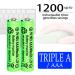 Buy 1.2V AAA 300mAh Ni-MH Rechargeable Batteries for Solar Lights - 20 Pack | Fast International Shipping - Buy Online on GoSupps.com