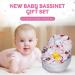 Bassinet New Baby Girl Gift Set  Baby Layette Set with 17-Piece Unique New Baby Essentials for Expecting Moms and New Parents  Pink - Nikkis Gift Baskets - Buy Online on GoSupps.com