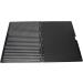 Braille Slate Blind Braille Writing Board Plastic Black Braille Aids - Buy Online on GoSupps.com
