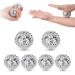 AEAEAN 6 pieces of hand massage balls of silver prickly magnetic massage ball hedgehog ball is owned to relieve muscle fatigue and to promote blood circulation (32mm/47mm)