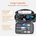 Lifewit Large Grey Men's Travel Toiletry Bag | Water-Resistant Dopp Kit with Double Zippers for Full Size Toiletries and Shaving Accessories - Buy Online on GoSupps.com