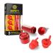 EarPeace Reusable Safety Ear Plugs High Fidelity Hearing Protection for DIY Construction Work Loud Environments and Airplane Noise Reduction (Standard Red Case)