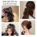 8PCS Matte Medium Claw Clips for Thin to Thick Hair - Strong Hold Double Row Teeth Hair Clips - Cute Jaw Clamps for Short Hair Styling - Neutral Color - Women's Hair Accessories - Buy Online on GoSupps.com