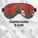 Christmas Holiday Unisex Eye Mask | Soft Comfort Travel Shade | Perfect for Yoga & Shift Work - Black - Buy Online on GoSupps.com