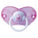 Smart silicone pacifier orthodontic profile size 1 (from 0 to 6 months) pink pink/heart size 1