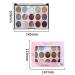 Mysense 15 Colors Glitter Eyeshadow Palette - Long Lasting Waterproof Makeup with Mineral Shimmer Sequins - Ultra Pigmented Eye Shadow Powder for Party - M2 - Buy Online on GoSupps.com