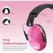 Dr.meter Children Ear Defenders SNR 27dB Protective Earmuffs - Rose Red - Buy Online on GoSupps.com